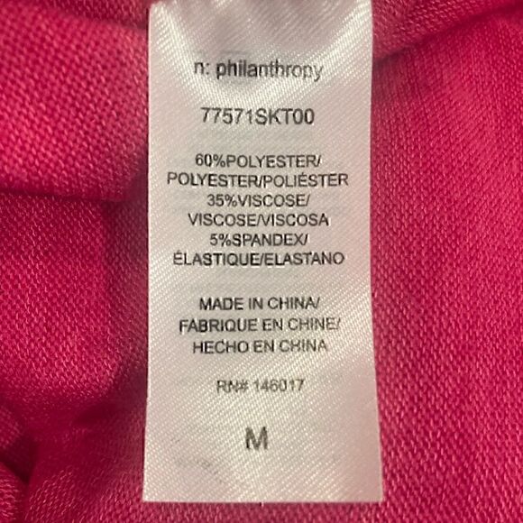 NWT n:PHILANTHROPY  ‘Electra’ Mini  Dress  in  Fuchsia  Size  M - Picture 7 of 10
